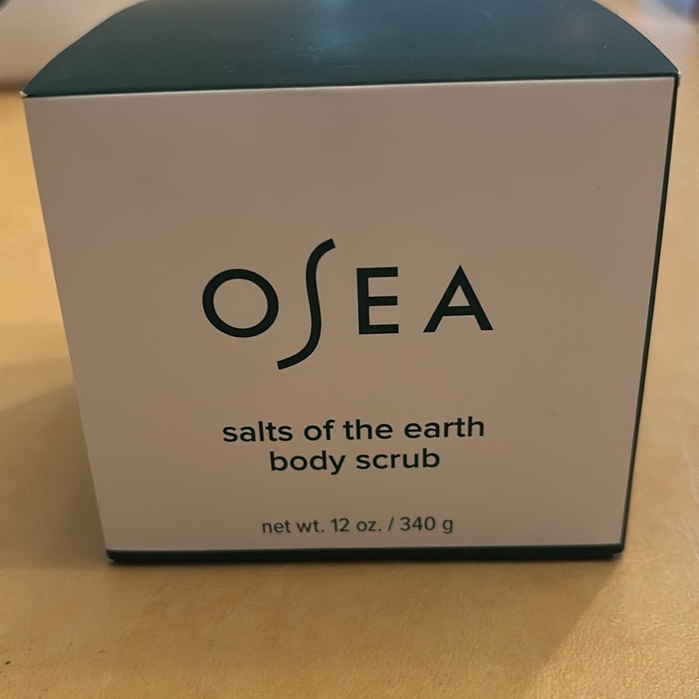 OSEA Salts of the Earth Body Scrub, 12 oz, NEW